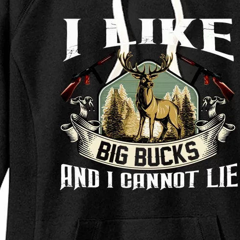 Funny Hunting Bucks Women's Fleece Hoodie