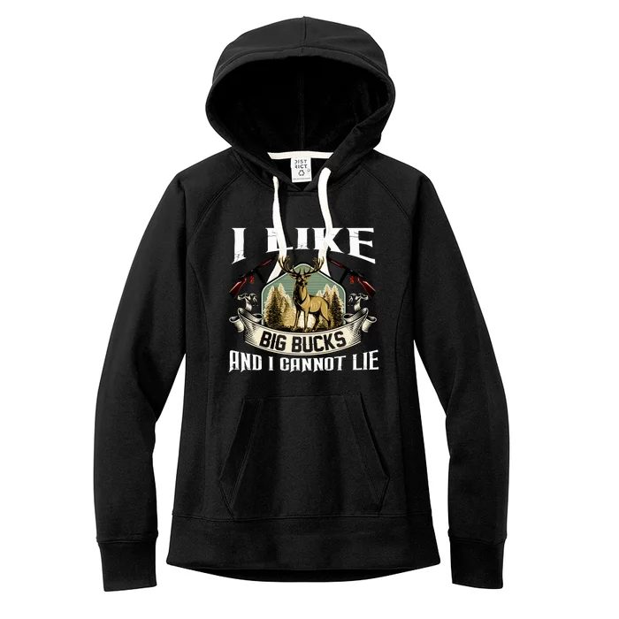 Funny Hunting Bucks Women's Fleece Hoodie