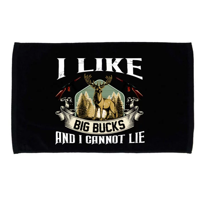 Funny Hunting Bucks Microfiber Hand Towel