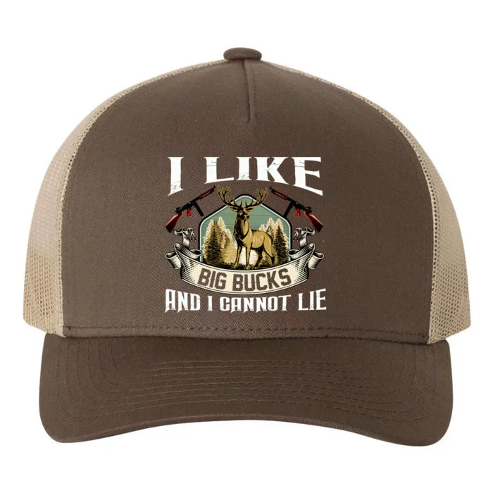 Funny Hunting Bucks Yupoong Adult 5-Panel Trucker Hat