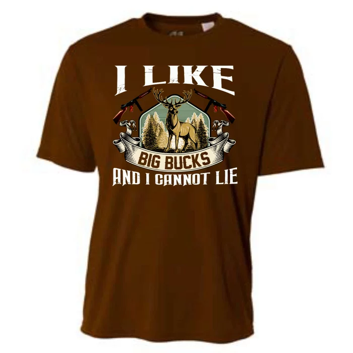 Funny Hunting Bucks Cooling Performance Crew T-Shirt