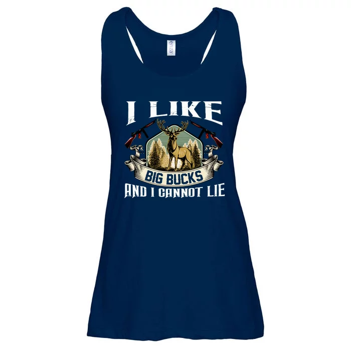 Funny Hunting Bucks Ladies Essential Flowy Tank