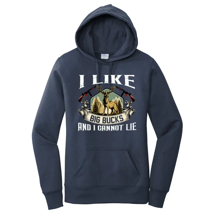 Funny Hunting Bucks Women's Pullover Hoodie