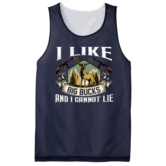 Funny Hunting Bucks Mesh Reversible Basketball Jersey Tank