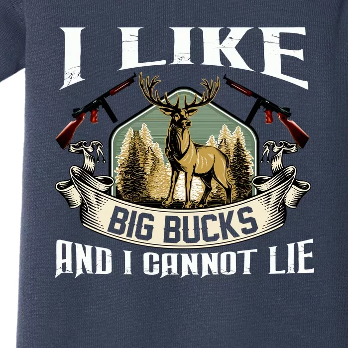 Funny Hunting Bucks Baby Bodysuit