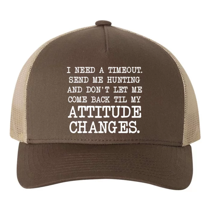 Funny Hunting Meme Yupoong Adult 5-Panel Trucker Hat