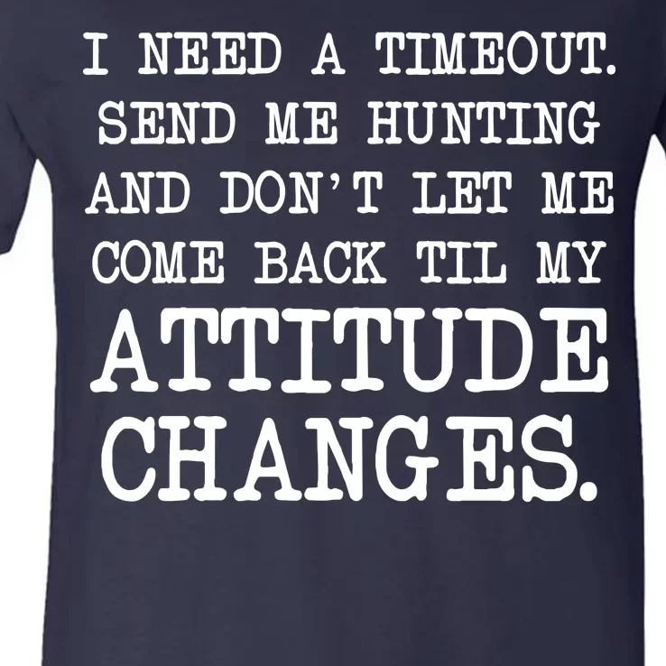 Funny Hunting Meme V-Neck T-Shirt