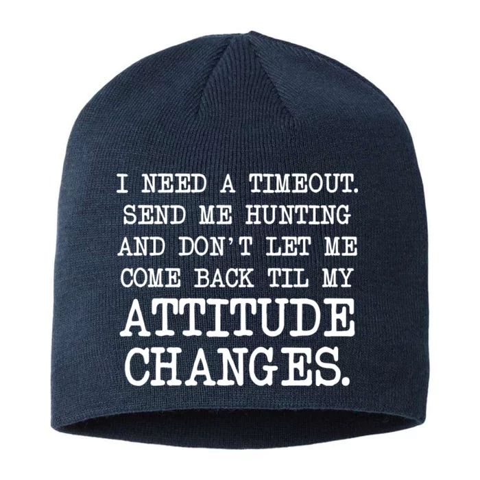 Funny Hunting Meme 8 1/2in Sustainable Knit Beanie