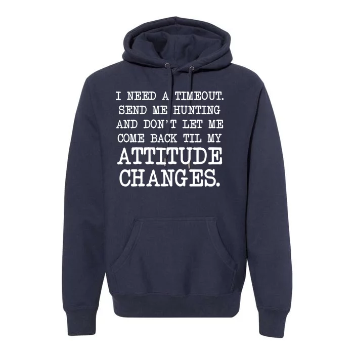 Funny Hunting Meme Premium Hoodie