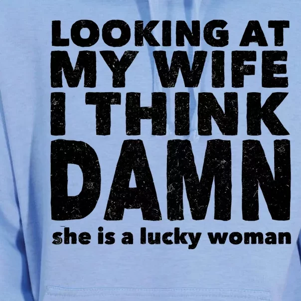 Funny Husband Lucky Wife Unisex Surf Hoodie