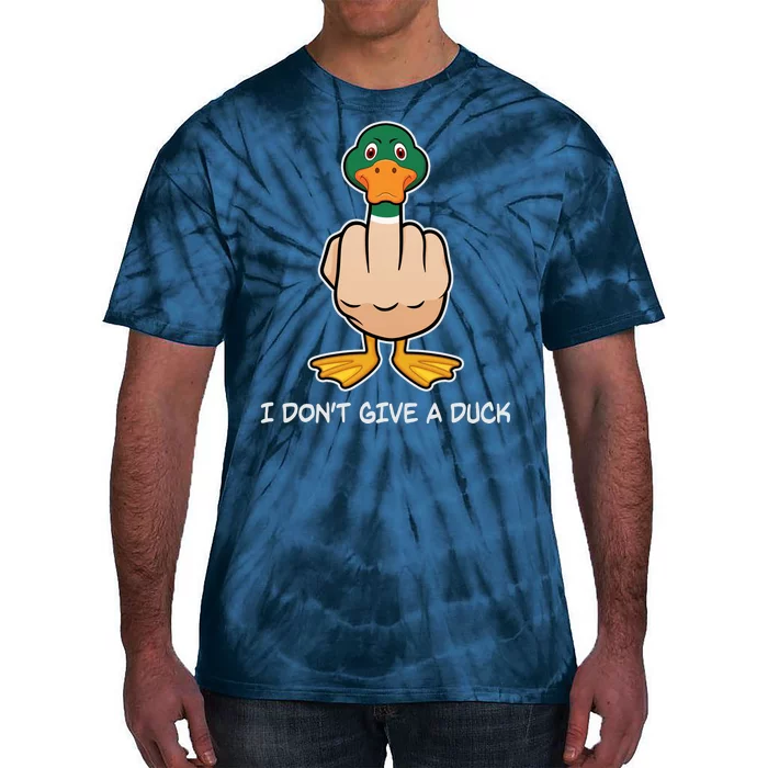 Funny I Don't Give A Duck Tie-Dye T-Shirt