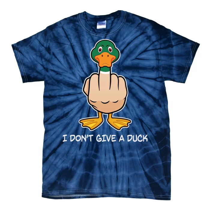 Funny I Don't Give A Duck Tie-Dye T-Shirt