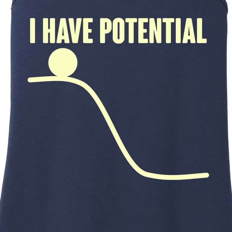 Funny I Have Potential Science Ladies Essential Tank