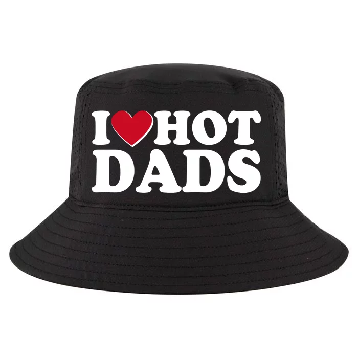 Funny I Heart Love Hot Dads Cool Comfort Performance Bucket Hat