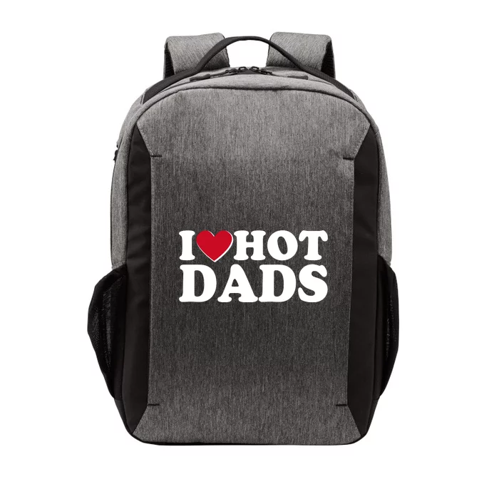 Funny I Heart Love Hot Dads Vector Backpack