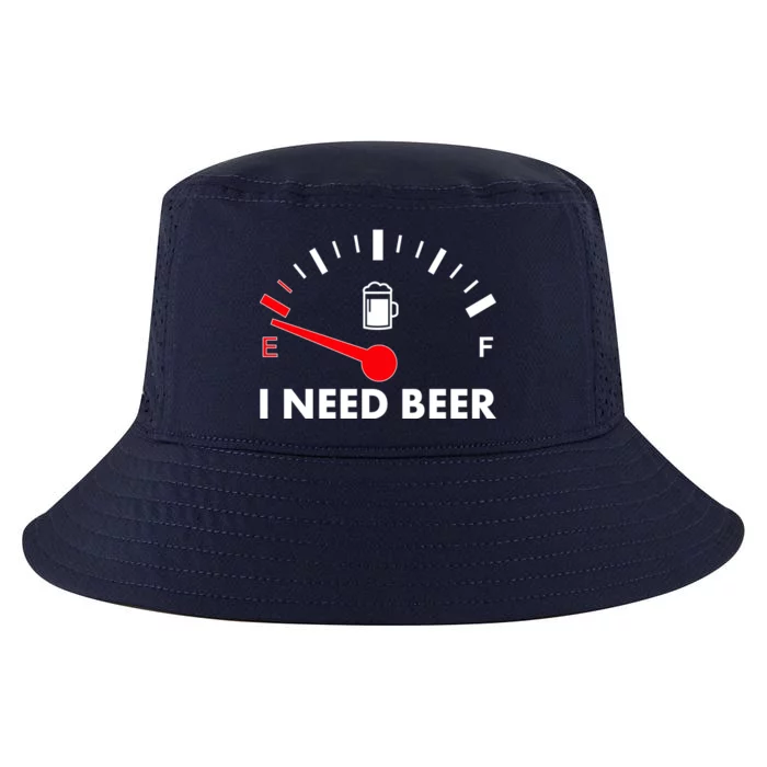 Funny I Need Beer Gas Meter Cool Comfort Performance Bucket Hat