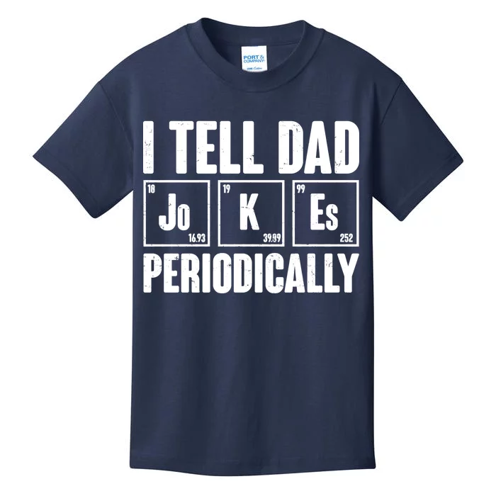 Funny I Tell Dad Jokes Periodically Father's Day Kids T-Shirt