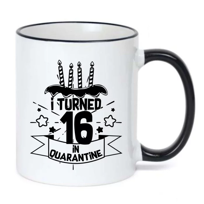 Funny I Turned 16 In Quarantine 16th Birthday Black Color Changing Mug