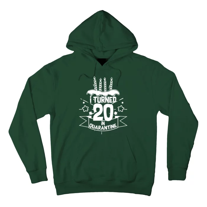 Funny I Turned 20 In Quarantine 20th Birthday Hoodie