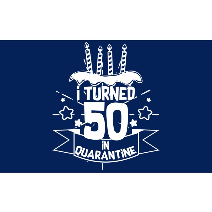 Funny I Turned 50 In Quarantine 50th Birthday Bumper Sticker