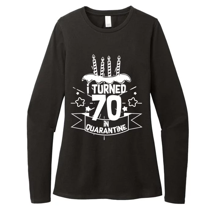 Funny I Turned 70 In Quarantine 70th Birthday Womens CVC Long Sleeve Shirt