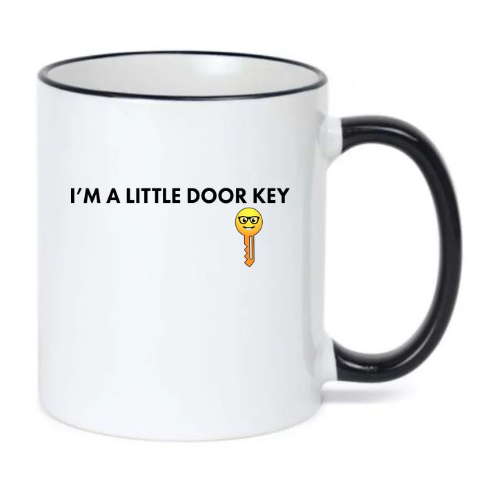 Funny I'm A Little Door Key Black Color Changing Mug