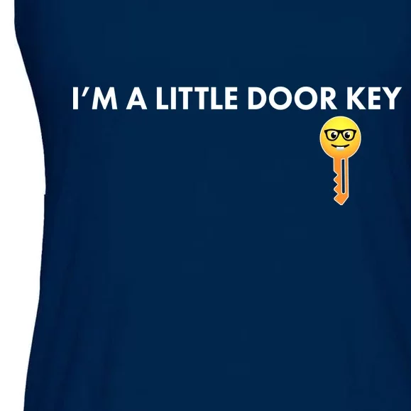 Funny I'm A Little Door Key Ladies Essential Flowy Tank