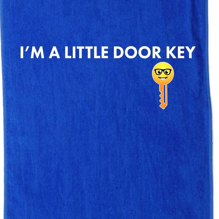 Funny I'm A Little Door Key Platinum Collection Golf Towel