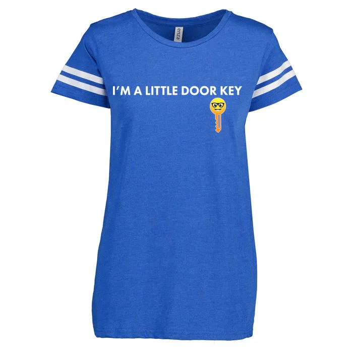 Funny I'm A Little Door Key Enza Ladies Jersey Football T-Shirt