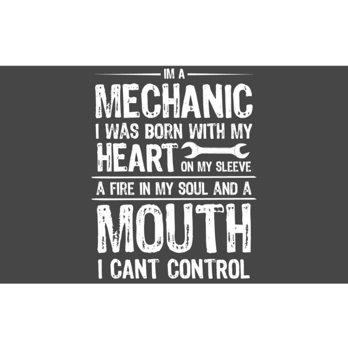 Funny I'm A Mechanic Quote Bumper Sticker