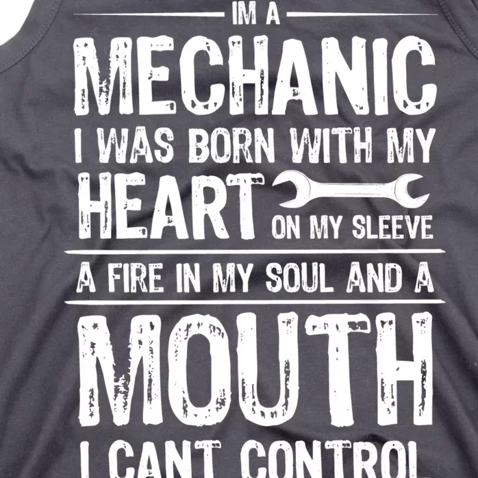 Funny I'm A Mechanic Quote Tank Top