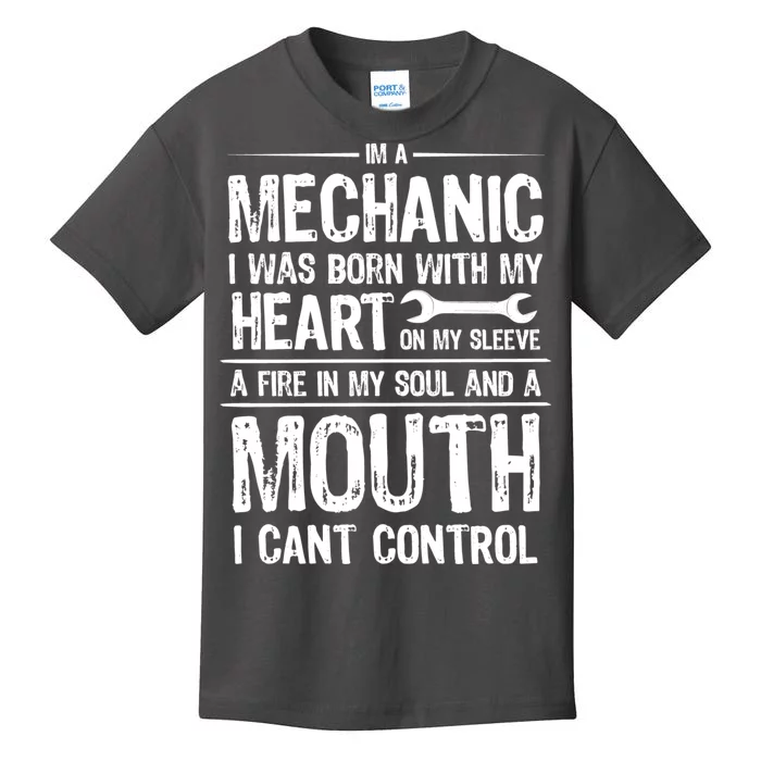 Funny I'm A Mechanic Quote Kids T-Shirt