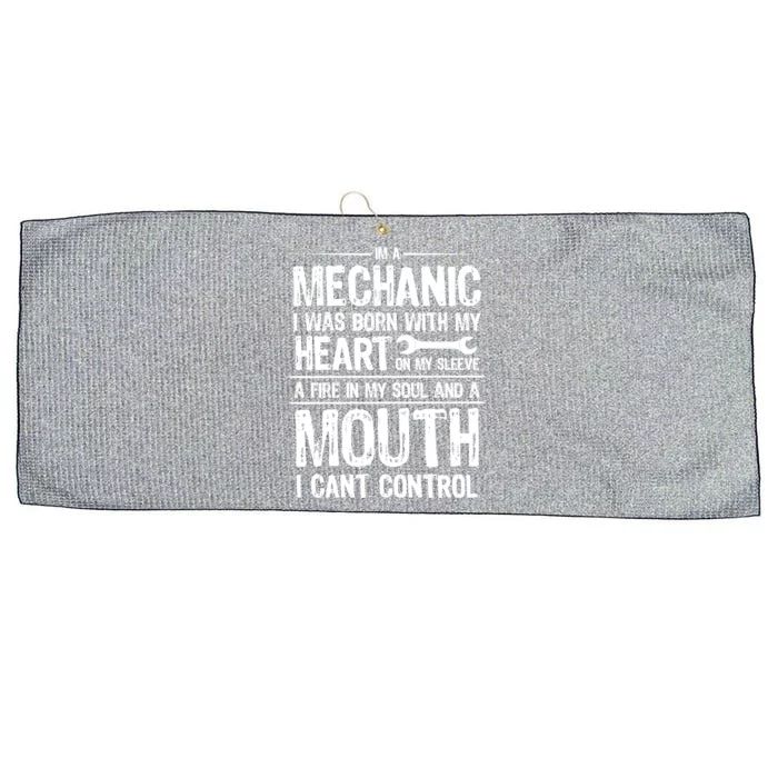 Funny I'm A Mechanic Quote Large Microfiber Waffle Golf Towel