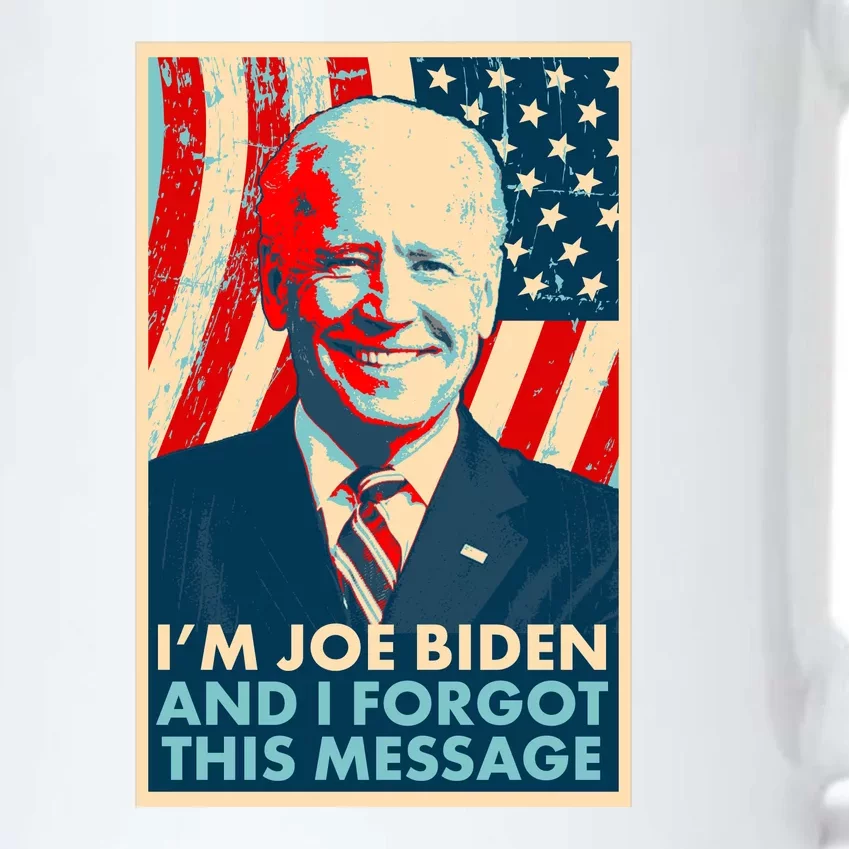 Funny I'm Joe Biden And I Forgot This Message Black Color Changing Mug