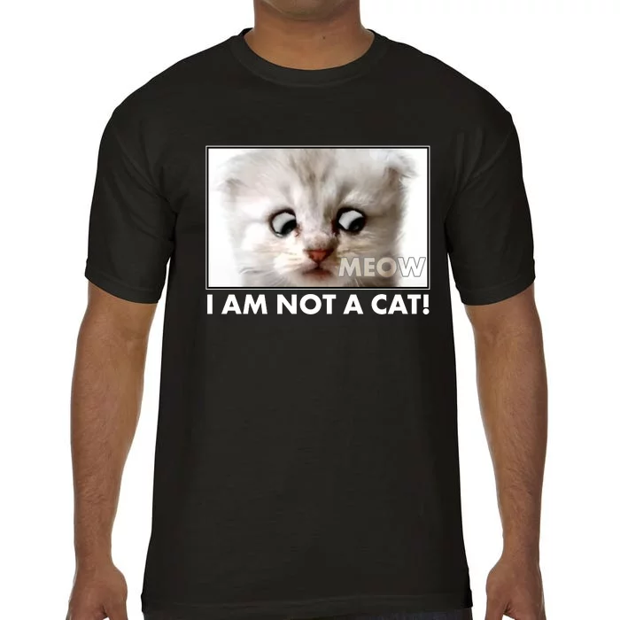 Funny I'm Not A Cat Zoom Lawyer Cat Meme Comfort Colors T-Shirt