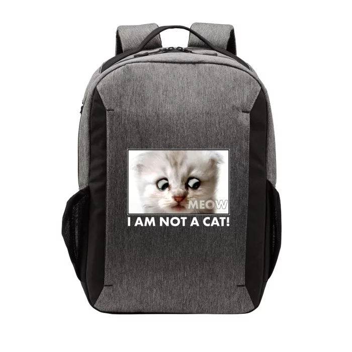 Funny I'm Not A Cat Zoom Lawyer Cat Meme Vector Backpack