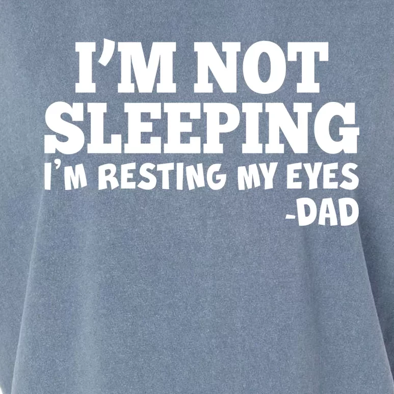 Funny I'm Not Sleeping Dad Garment-Dyed Women's Muscle Tee