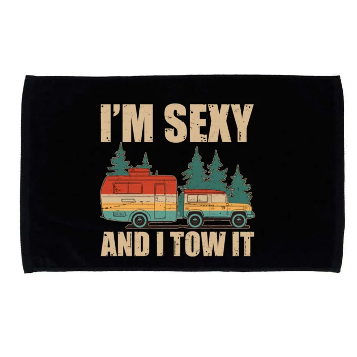 Funny I'm Sexy and I Tow It Microfiber Hand Towel