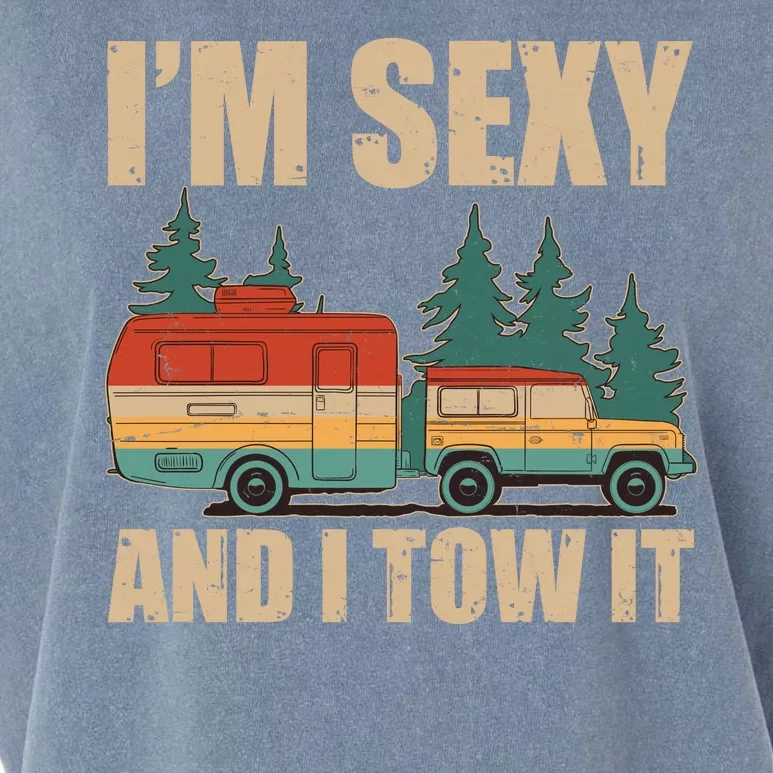 Funny I'm Sexy and I Tow It Garment-Dyed Women's Muscle Tee