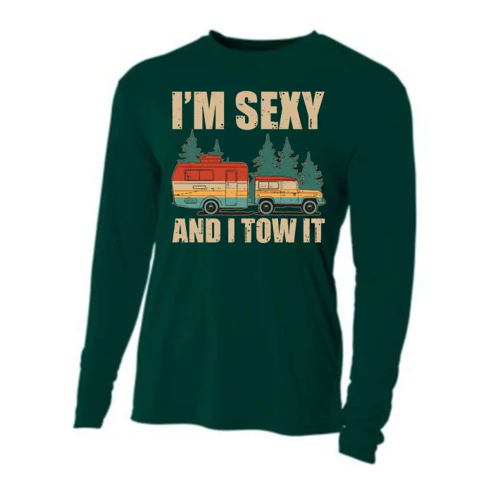 Funny I'm Sexy and I Tow It Cooling Performance Long Sleeve Crew