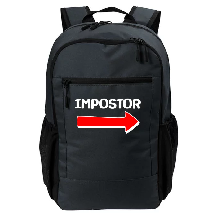 Funny Impostor Arrow -Among Us Daily Commute Backpack