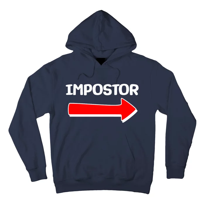 TeeShirtPalace Funny Impostor Arrow Among Us Hoodie