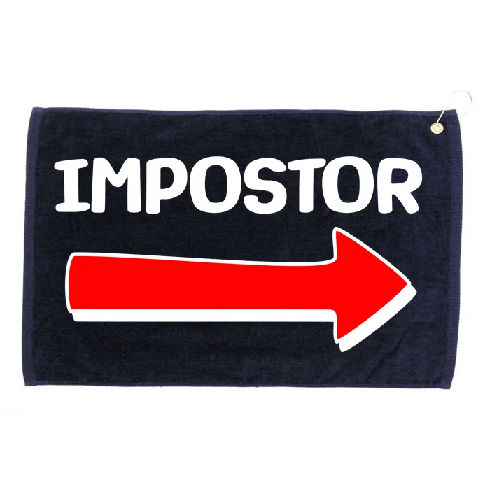 Funny Impostor Arrow -Among Us Grommeted Golf Towel