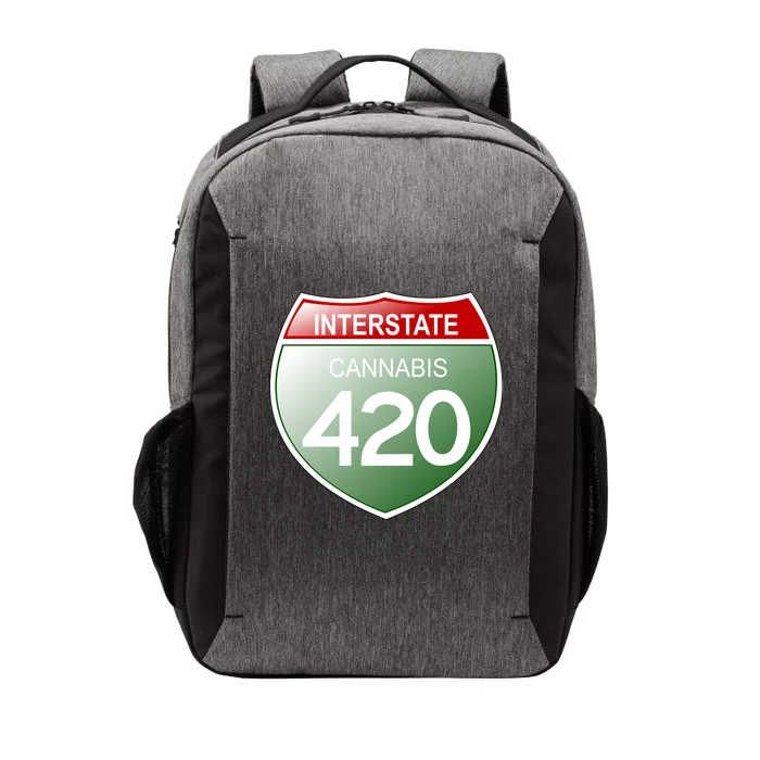 Funny Interstate 420 in the state of Cannabis Marijuana Weed Vector Backpack