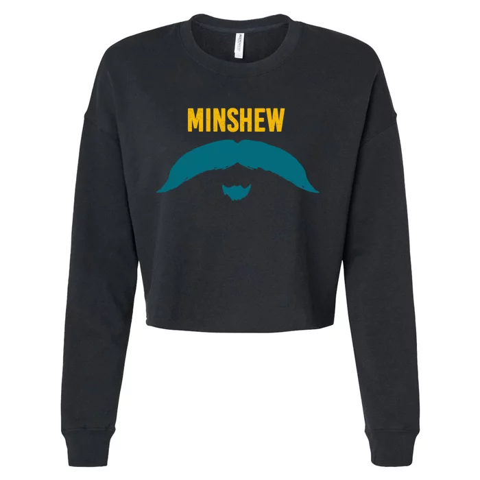 Funny Jacksonville Football Minshew Fan Cropped Pullover Crew