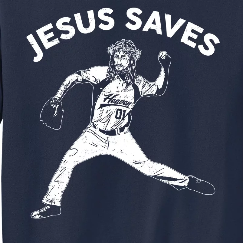 Funny Jesus Saves Baseball Sweatshirt