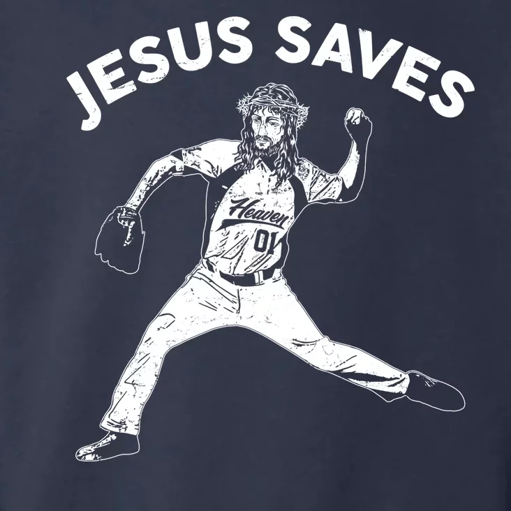 Funny Jesus Saves Baseball Toddler Hoodie