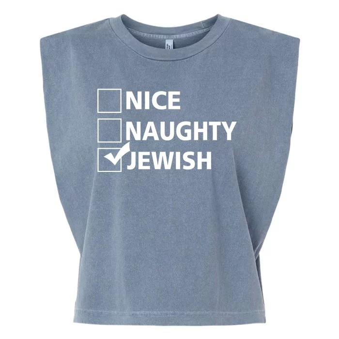 Funny Jewish Holiday Hanukkah Garment-Dyed Women's Muscle Tee