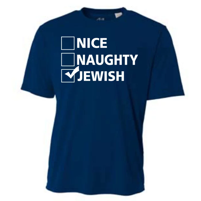 Funny Jewish Holiday Hanukkah Cooling Performance Crew T-Shirt