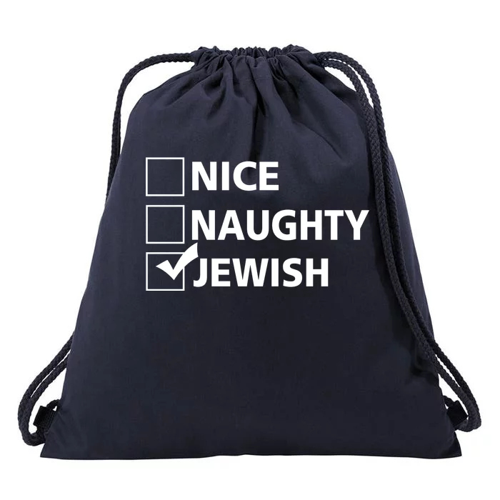 Funny Jewish Holiday Hanukkah Drawstring Bag